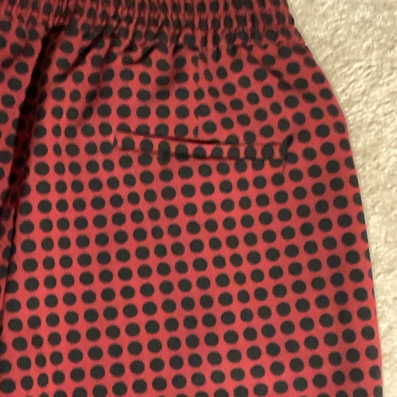 Zara Polka dot pants red and black S - Picture 4 of 6